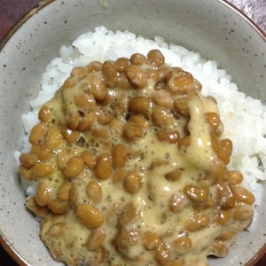 朝食に☆ダシがきいてる納豆ご飯